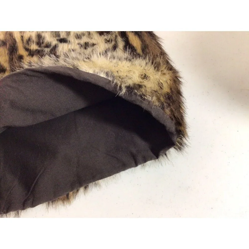 Express Leopard Cowl Snood Scarf Animal Print Neck Warmer